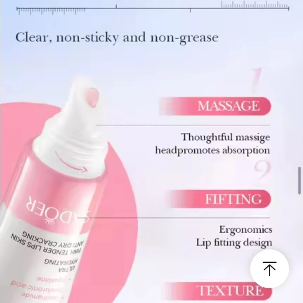SADOER Pink Niacinamide Lip Mask balm gel
